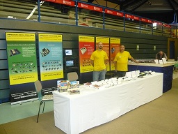 Our booth at the Public showing of the AKTT 2013.