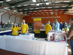 Our booth at the 4. Lausitzmodellbau in Senftenberg 2013.
