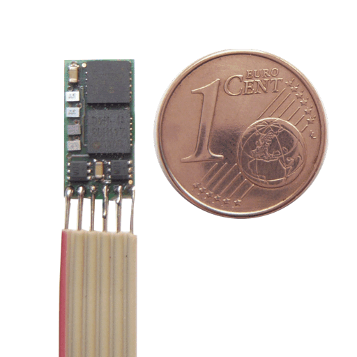 Der DH05B-1 ist ein extrem kleiner Lokdecoder der neuesten Generation mit 2 Funktionsausgängen für Selectrix und DCC mit einer Belastbarkeit von max. 0,5A. Er bietet jetzt zusätzlich eine SUSI-Schnittstelle.