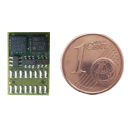 Der DH16A ist ein Fahrzeugdecoder mit den Maßen 10,9 x 16.7 (mm) und SUSI-Schnittstelle für Selectrix, Selectrix-2, DCC und analog mit einer Belastbarkeit von max. 1,5 A.
